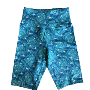 NOBO Women's Blue Patterned Bike Shorts Women’s XS